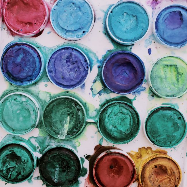 Detail míchání autolaku podle vzorníku